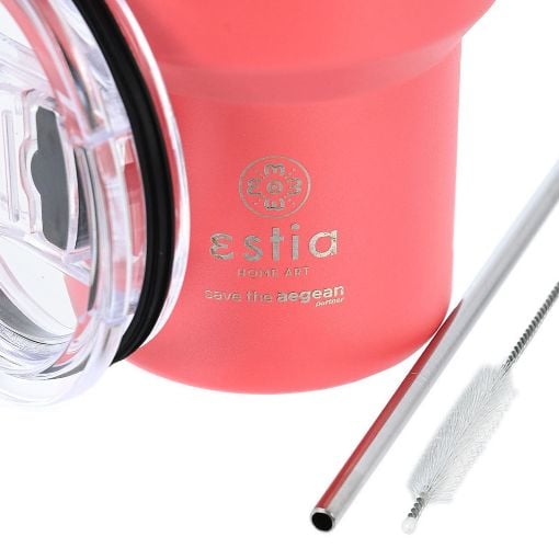 Εικόνα της Ποτήρι Θερμός Estia Mug Lite Save The Aegean 400ml Fusion Coral 01-18474