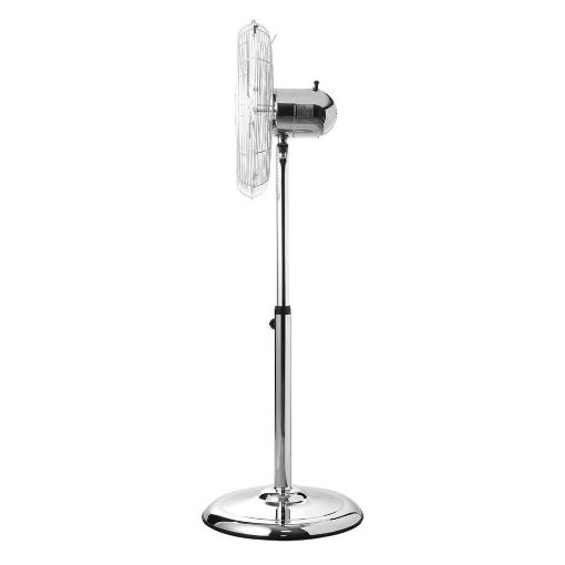 Εικόνα της Ανεμιστήρας Estia Retroflow Stand Επιδαπέδιος 40cm 50W Μεταλλικός Ασημί 06-21535