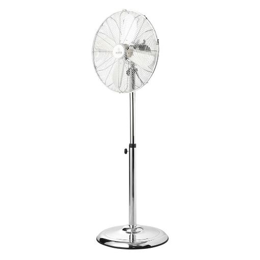 Εικόνα της Ανεμιστήρας Estia Retroflow Stand Επιδαπέδιος 40cm 50W Μεταλλικός Ασημί 06-21535