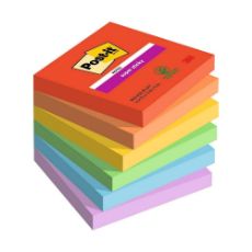 Εικόνα της Αυτοκόλλητα Χαρτάκια 3M Post-it 90 Φύλλα 76 x 76 mm 6τμχ 654-6SS-PLAY