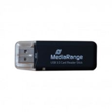 Εικόνα της Card Reader Stick MediaRange USB 3.0 Black MRCS507