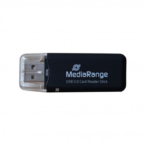 Εικόνα της Card Reader Stick MediaRange USB 3.0 Black MRCS507