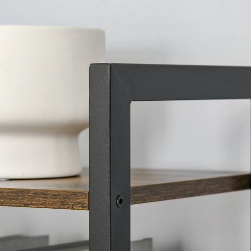 Εικόνα της Homcom Βιβλιοθήκη Industrial Style Με 5 Ράφια 40x30x154 cm 838-162
