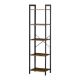 Εικόνα της Homcom Βιβλιοθήκη Industrial Style Με 5 Ράφια 40x30x154 cm 838-162