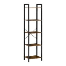 Εικόνα της Homcom Βιβλιοθήκη Industrial Style Με 5 Ράφια 40x30x154 cm 838-162