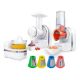 Εικόνα της Κόφτης Λαχανικών & Φρούτων Esperanza Panzanella 150W Λευκός EKM027