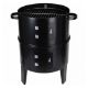 Εικόνα της Ψησταριά Καπνιστής BBQ κάρβουνου 40x40x78 cm C83000280