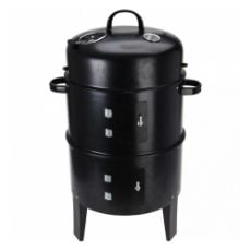Εικόνα της Ψησταριά Καπνιστής BBQ κάρβουνου 40x40x78 cm C83000280