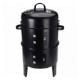 Εικόνα της Ψησταριά Καπνιστής BBQ κάρβουνου 40x40x78 cm C83000280