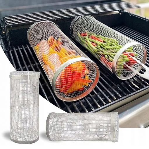 Εικόνα της Καλάθι Grill BBQ για Λαχανικά Ανοξείδωτο 9x20cm C04000300