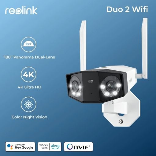 Εικόνα της Outdoor IP Camera Reolink Duo Series P730 PoE White