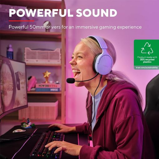 Εικόνα της Headset Trust GXT 489P Fayzo Purple 25301