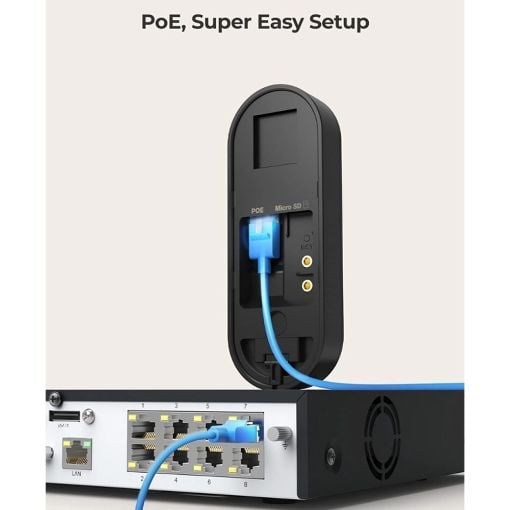 Εικόνα της Video Doorbell Reolink D340P PoE with Chime Black