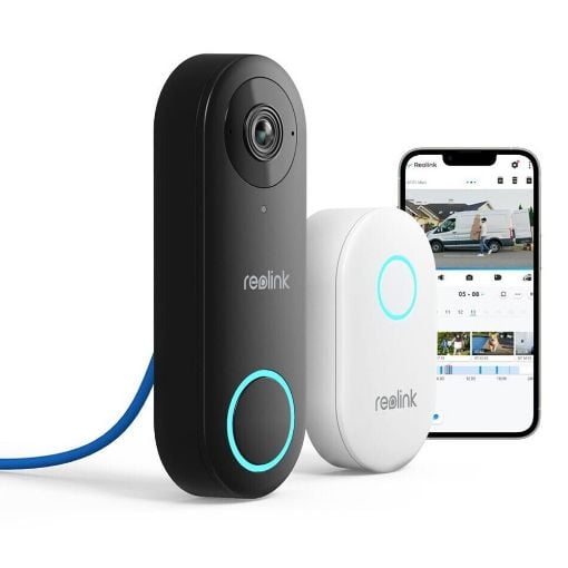 Εικόνα της Video Doorbell Reolink D340P PoE with Chime Black