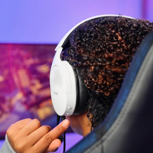Εικόνα της Headset Trust GXT 489W Fayzo White 25210