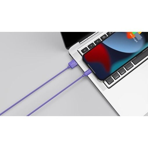 Εικόνα της Καλώδιο Riversong Lotus 08 USB-Α to Lightning 3A 1.2m Purple CL71PU