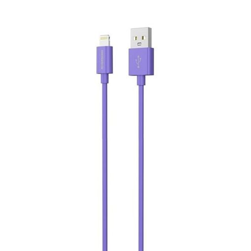 Εικόνα της Καλώδιο Riversong Lotus 08 USB-Α to Lightning 3A 1.2m Purple CL71PU