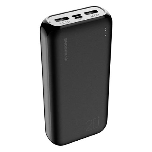 Εικόνα της Power Bank Riversong Vision 20SE Pro 20000mAh Black PB84