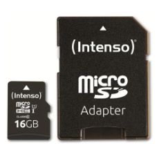 Εικόνα της Κάρτα Μνήμης MicroSDHC Intenso Performance 16GB Class 10 UHS-I U1 + Adapter 3424470
