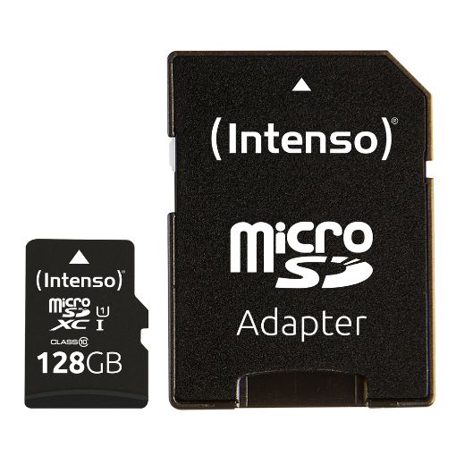 Εικόνα της Κάρτα Μνήμης MicroSDHC Intenso Performance 128GB Class 10 UHS-I U1 + Adapter 3424491