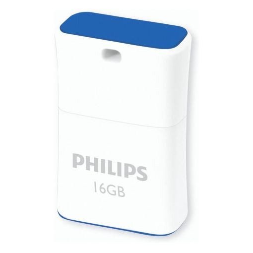 Εικόνα της Philips Pico 16GB USB 2.0 White/Blue FM16FD85B/00