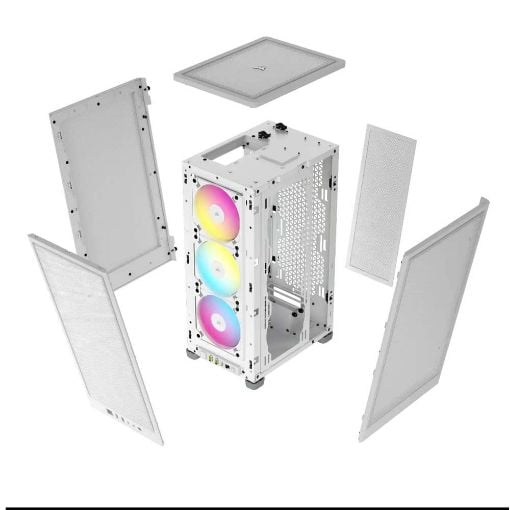 Εικόνα της Corsair 2000D RGB Airflow Mini White CC-9011247-WW