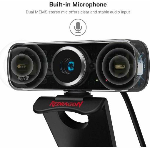 Εικόνα της Webcam Redragon GW600 Fobos HD