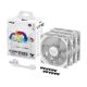 Εικόνα της Case Fan Asus TUF Gaming TR120 ARGB 120mm White Triple Pack 90DA0093-B09020