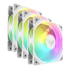Εικόνα της Case Fan Asus TUF Gaming TR120 ARGB 120mm White Triple Pack 90DA0093-B09020