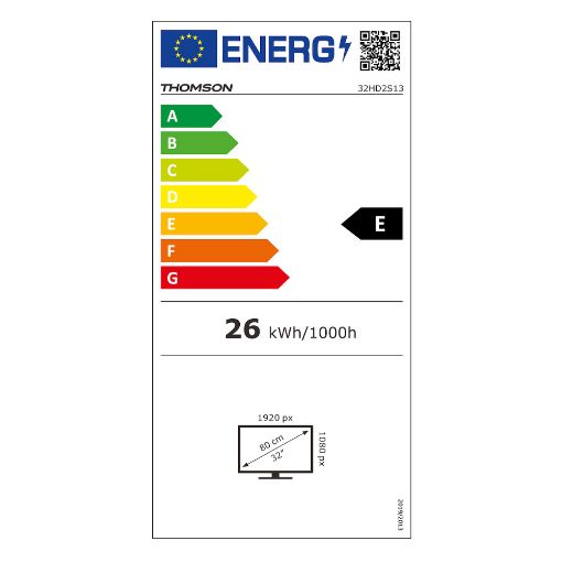Εικόνα της Τηλεόραση Thomson 32HD2S13 32" Easy TV HD
