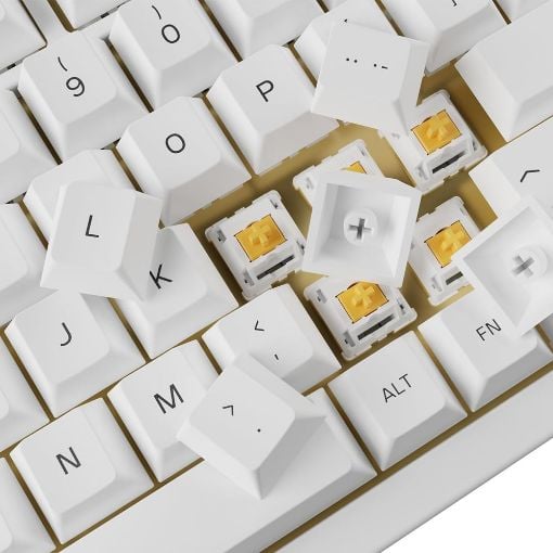 Εικόνα της Glorious PC Gaming Race Premium PBT Keycaps 114 τμχ US ANSI Actic White GLO-KC-GPBT-W