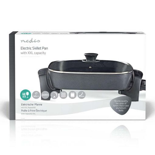 Εικόνα της Teppanyaki Nedis 40cm 2200W Black FCSP110EBK40