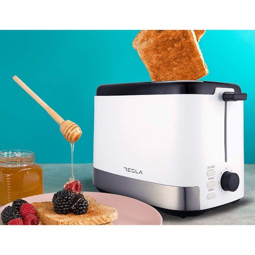 Εικόνα της Φρυγανιέρα Tesla TS300BWX 800W Whie/Inox/Black