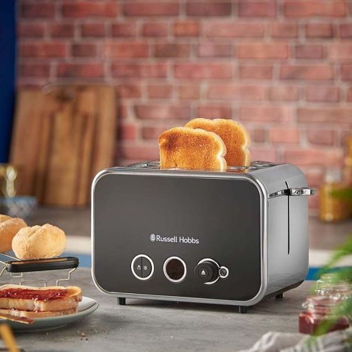 Εικόνα της Φρυγανιέρα Russell Hobbs Distinctions 2 Slice 1600W Black/Silver 26430-56