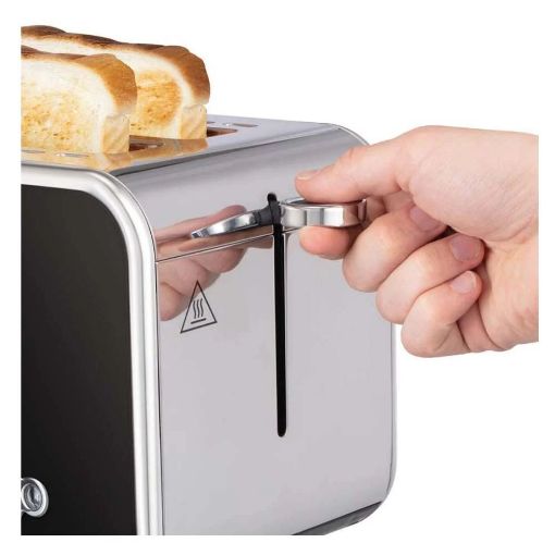 Εικόνα της Φρυγανιέρα Russell Hobbs Distinctions 2 Slice 1600W Black/Silver 26430-56