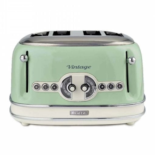 Εικόνα της Φρυγανιέρα Ariete 0156/04 Vintage 4 Θέσεων 1600W Green 00C015604AR0