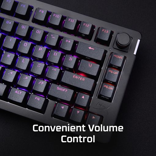 Εικόνα της Πληκτρολόγιο HyperX Alloy Rise 75 RGB Red Switches Black (US) 7G7A4AA