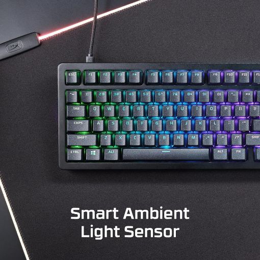 Εικόνα της Πληκτρολόγιο HyperX Alloy Rise 75 RGB Red Switches Black (US) 7G7A4AA