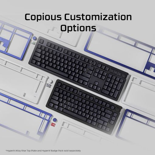 Εικόνα της Πληκτρολόγιο HyperX Alloy Rise 75 RGB Red Switches Black (US) 7G7A4AA