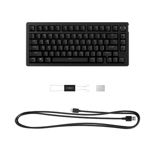 Εικόνα της Πληκτρολόγιο HyperX Alloy Rise 75 RGB Red Switches Black (US) 7G7A4AA