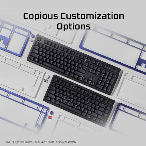 Εικόνα της Πληκτρολόγιο HyperX Alloy Rise RGB Red Switches Black (US) 7G7A3AA