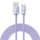 Εικόνα της Καλώδιο Baseus Crystal Shine USB to USB-C 100W 2m Purple CAJY000505