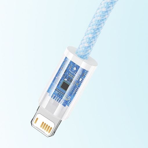 Εικόνα της Καλώδιο Baseus Dynamic USB to Lightning 2.4A 2m Blue CALD000503