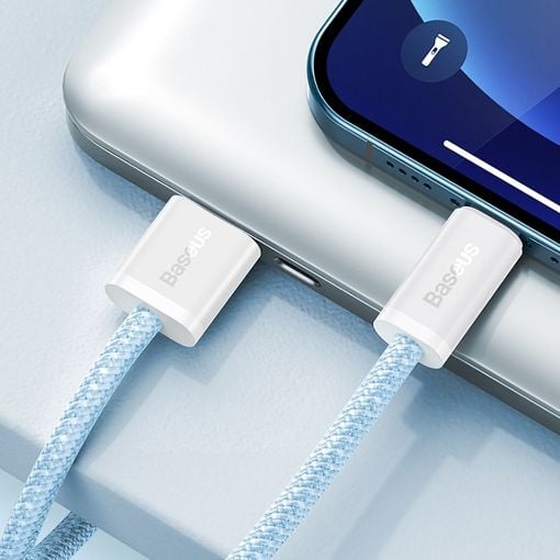 Εικόνα της Καλώδιο Baseus Dynamic USB to Lightning 2.4A 2m Blue CALD000503