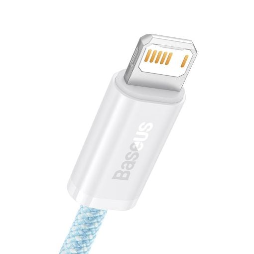 Εικόνα της Καλώδιο Baseus Dynamic USB to Lightning 2.4A 2m Blue CALD000503