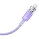 Εικόνα της Καλώδιο Baseus Explorer Fast Charging USB-A to Lightning 1m 2.4A Purple CATS010005
