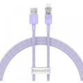 Εικόνα της Καλώδιο Baseus Explorer Fast Charging USB-A to Lightning 1m 2.4A Purple CATS010005