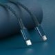 Εικόνα της Καλώδιο Baseus High Density USB-C to Lightning Braided PD 20W 2m Blue CATLGD-A03