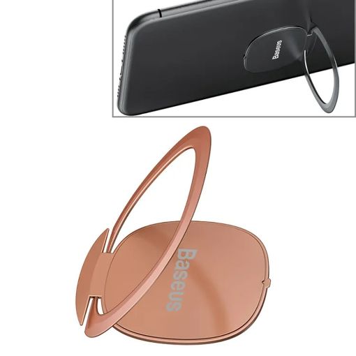 Εικόνα της Baseus Invisible Ring Holder for Smartphones Rose Gold SUYB-0R