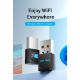 Εικόνα της WiFi USB Adapter Vention AC600 Dual-Band Black KDSB0